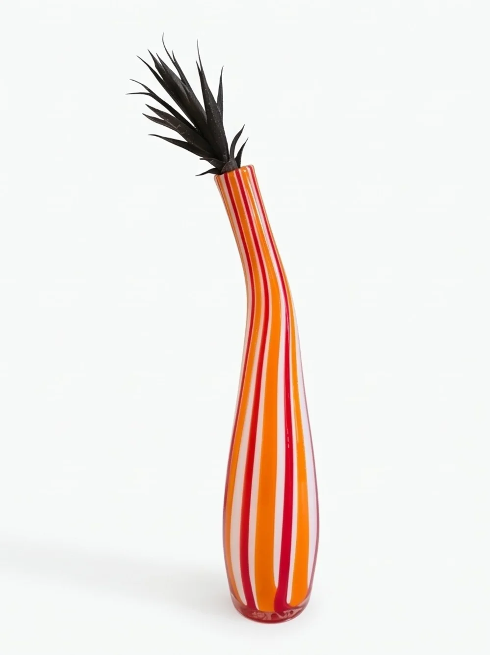 Ritzenhoff & Breker MCM Style Hand Blown Glass Modernist Vase 17